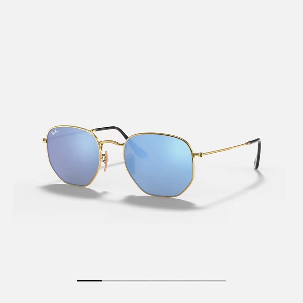 Ray Ban Hexagonal Blue